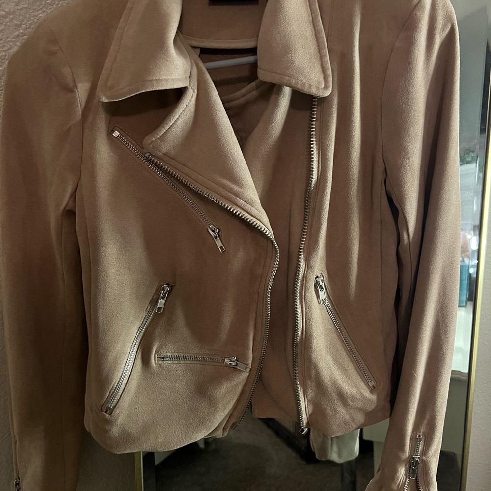 Extra Small Vici Collection Tan Polyester Jacket - image 7